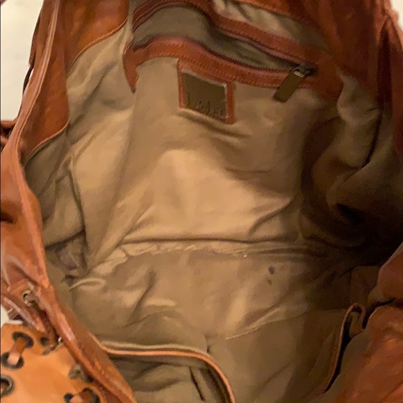 On Trend for Fall! Distressed leather vintage boho bag by Kooba saddle brown 🍁 - Picture 2 of 4